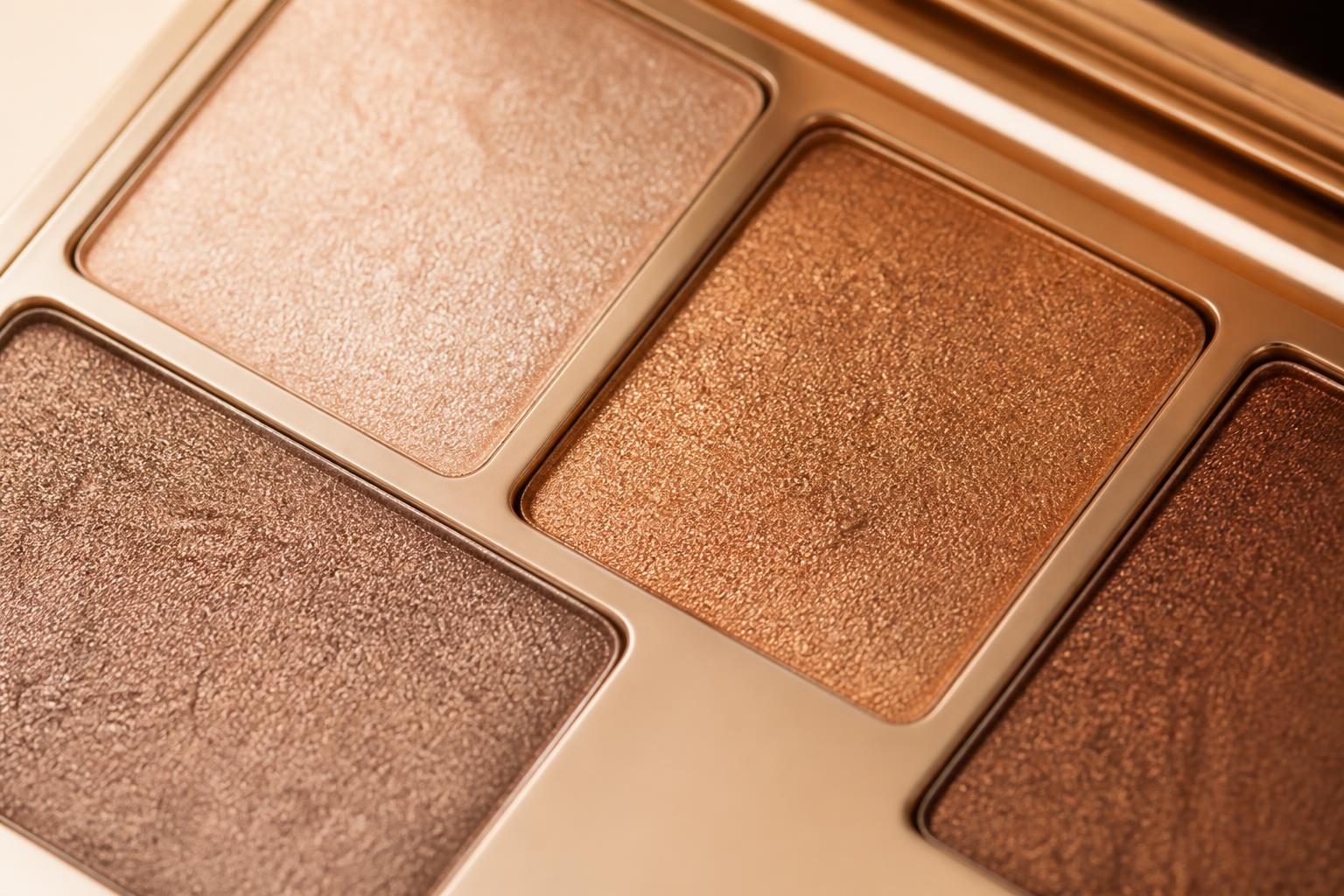 Bronze and champagne eyeshadow palette